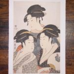Three Beauties of the Present Day by Kitagawa Utamaro